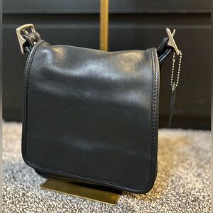Coach vintage black legacy studio flap